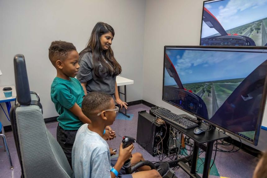 Orlando Science Center Helo Simulator 1