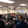 Erasmo Pi&ntilde;ero and students, Feb 2019 UTA Chapter Meeting